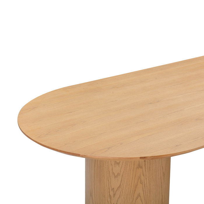 AllModern Dottie Oval Solid Wood Base Dining Table - Wayfair Canada